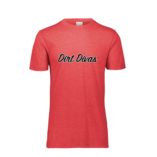 [FTSCUBRD-AS-LOGO1] Decker Men's Tri-Blend T-Shirt - Short Sleeve (Adult S, Red)