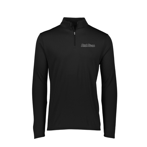 [FTLQFLBK-FAXS-LOGO1] Decker Women's Flex-Lite 1/4 Zip Shirt (Female Adult XS, Black)
