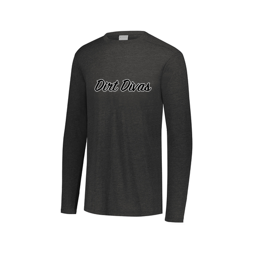 [FTLCUBBK-AXS-LOGO1] Decker Men's Tri-Blend T-Shirt - Long Sleeve (Adult XS, Black)