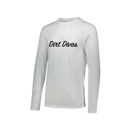[FTLCUBWH-AXS-LOGO1] Decker Men's Tri-Blend T-Shirt - Long Sleeve (Adult XS, White)