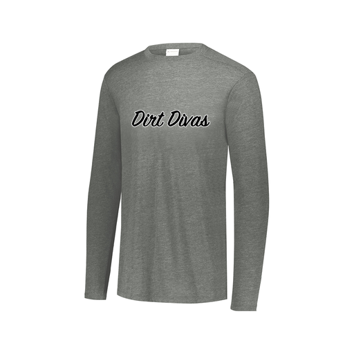 [FTLCUBGY-AXS-LOGO1] Decker Men's Tri-Blend T-Shirt - Long Sleeve (Adult XS, Gray)