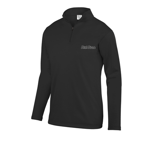 [FOLQFFBK-AS-LOGO1] Decker Men's FlexFleece 1/4 Zip (Adult S, Black)